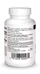 Source Naturals MegaFolinic 800mcg label
