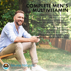 Active man representing energy from Life Force multivitamin