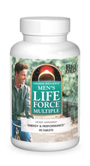 Bottle label for Source Naturals Men's Life Force Multivitamin