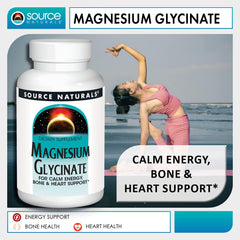 Bone support and muscle function with magnesium glycinate