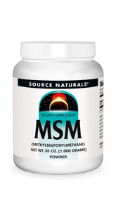 Source Naturals MSM powder 1000 g front view