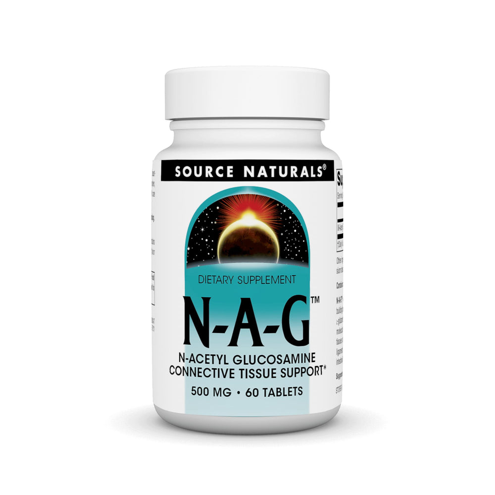 Source Naturals N-A-G N-Acetyl Glucosamine bottle label