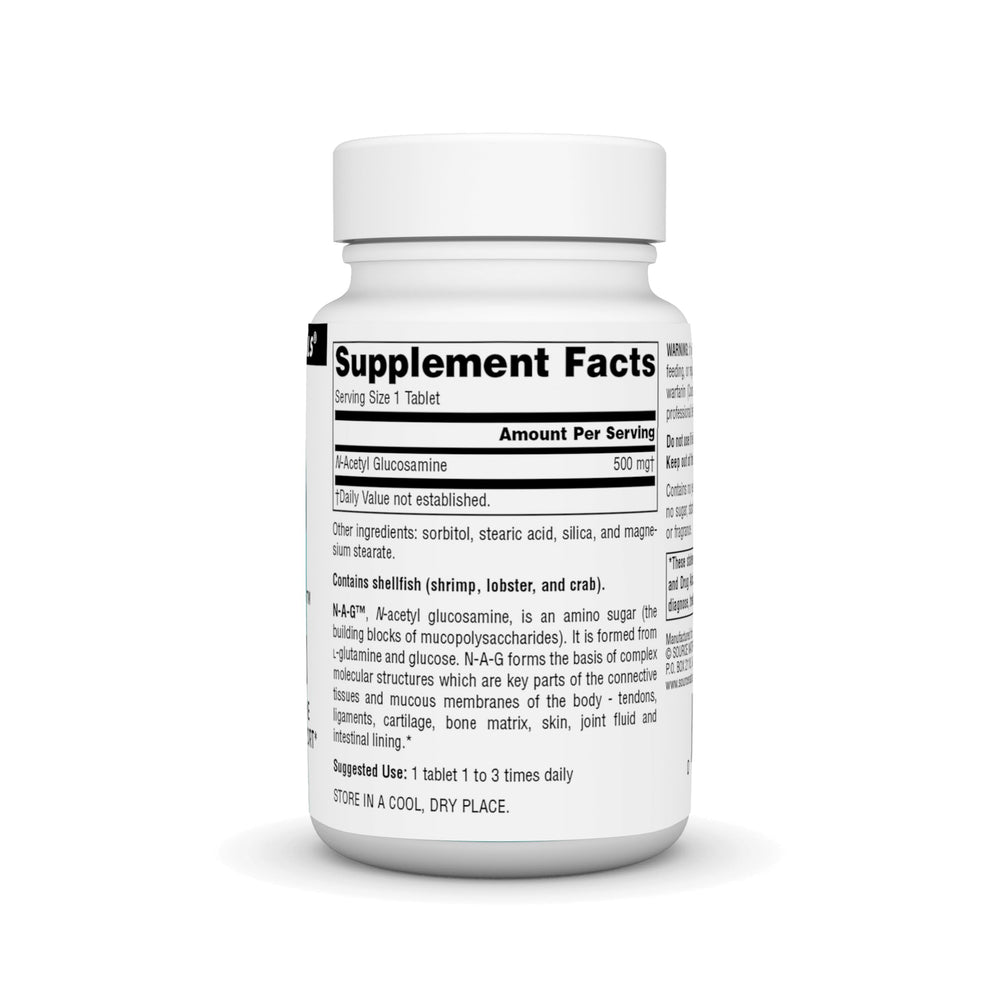 N-A-G 500 mg tablets inside bottle
