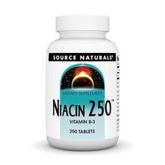 Source Naturals Niacin 250n tablets (Vitamin B-3 250 mg)