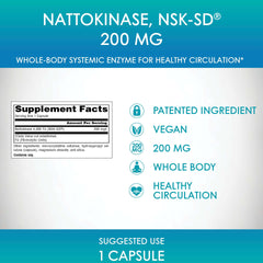 Vegan-friendly nattokinase capsules