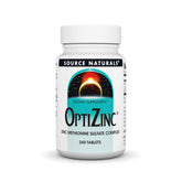 Source Naturals OptiZinc Zinc Monomethionine Sulfate Complex bottle – 240 tablets