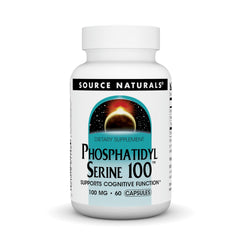 Bottle of Source Naturals Phosphatidyl Serine 100