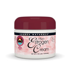 Front view of Source Naturals Phyto-Estrogen Cream 2 oz packaging