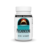 Bottle of Source Naturals Pregnenolone 50mg - 60 tablets