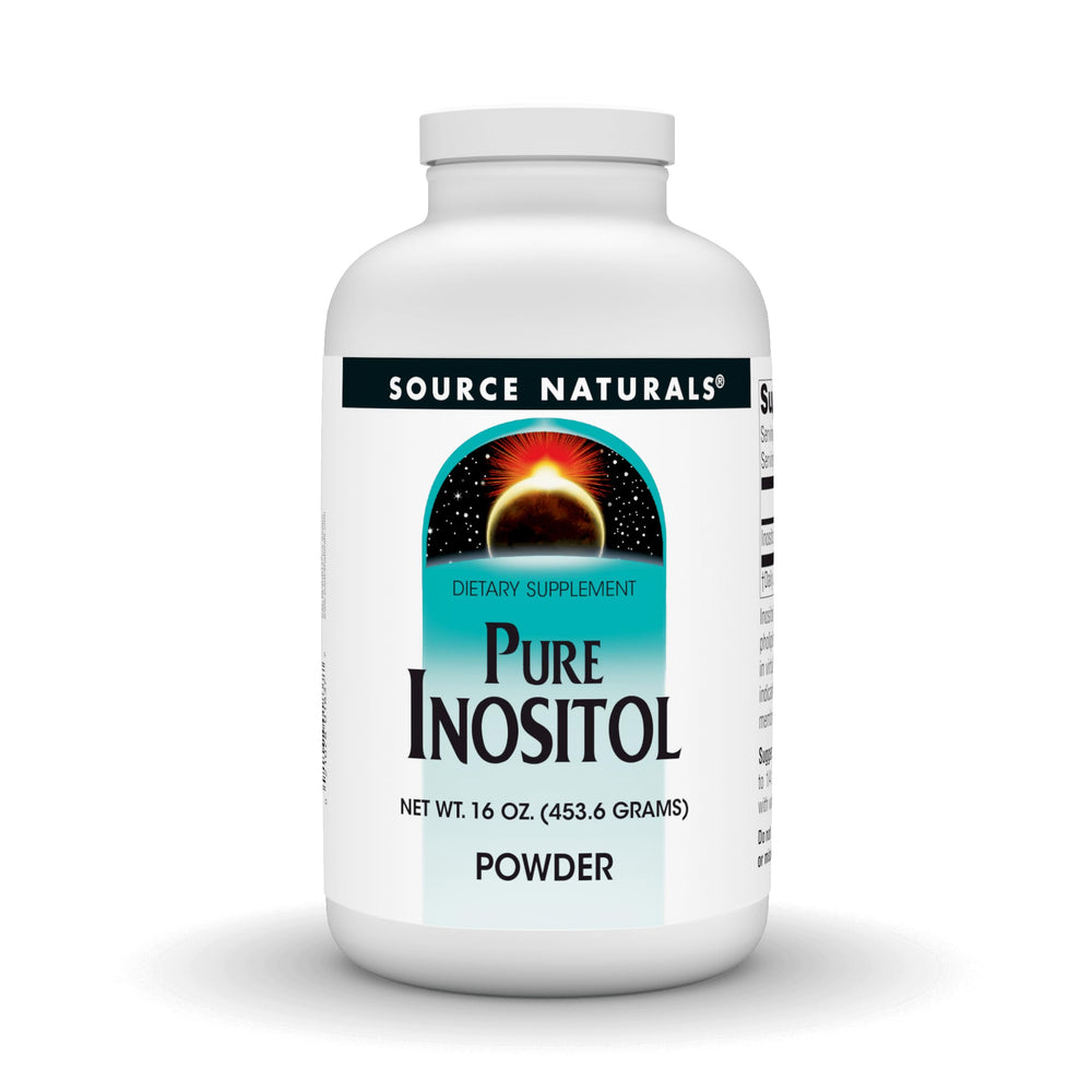 Source Naturals Pure Inositol 16 oz powder label