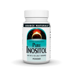 Front label of Source Naturals Pure Inositol 2 oz powder