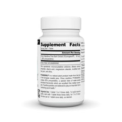 Close-up of Pycnogenol 50 mg Proanthocyanidin Complex tablets