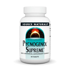 Bottle of Source Naturals Pycnogenol Supreme Berry & Botanical Antioxidant Complex