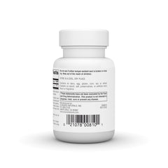 Close-up of a 200 mcg selenium tablet