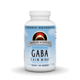 Source Naturals Serene Science GABA bottle with label on white background