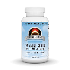Source Naturals Serene Science L-Theanine with Magnesium and GABA bottle - front