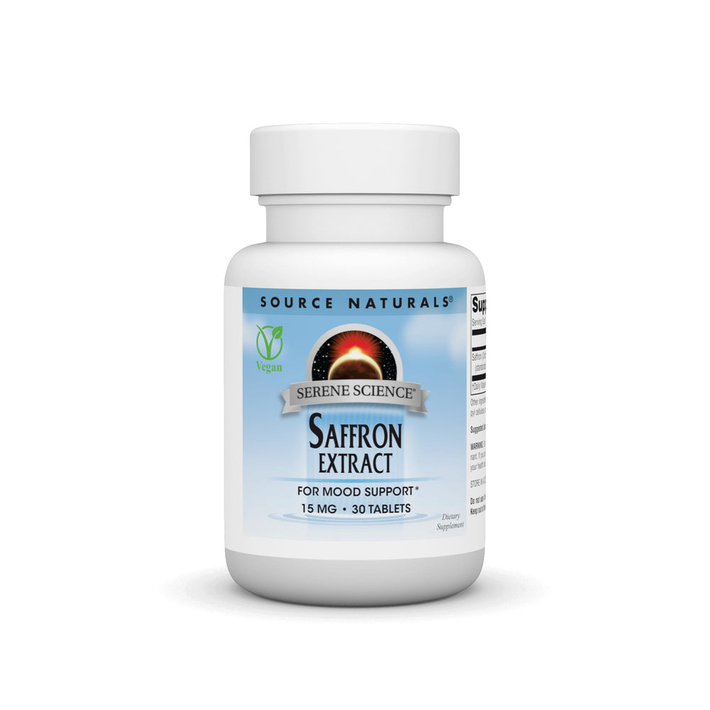 Bottle of Source Naturals Serene Science Saffron Extract
