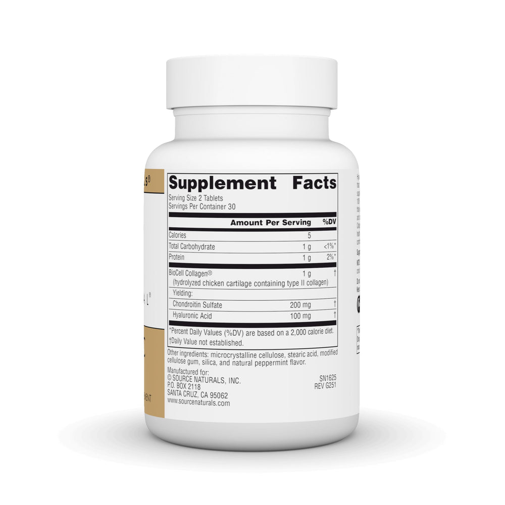 BioCell Collagen ingredients visual with hyaluronic acid concept