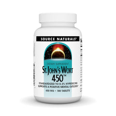 Source Naturals St. John's Wort 450 mg bottle label