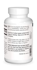 Label for Source Naturals Taurine 1000 mg 120 capsules
