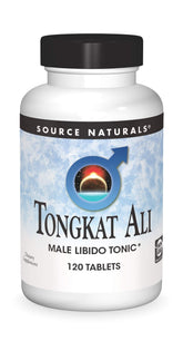 Source Naturals Tongkat Ali 120 tablets bottle - front view