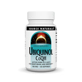 Source Naturals Ubiquinol CoQH 100 mg bottle label
