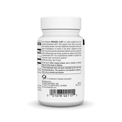 Supplement facts panel for CoQH ubiquinol 100 mg
