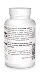 Source Naturals upper Klamath Lake image emphasizes wildcrafted origin and pure ingredients.