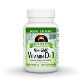 Bottle of Source Naturals Vegan True Vitamin D-3 2000 IU with label