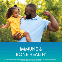 Concept image illustrating immune and bone health support