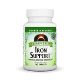 Source Naturals Vegan True Iron Support bottle with 180 tablets