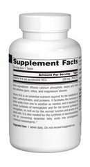 Product label showing Vitamin B-6 ingredients