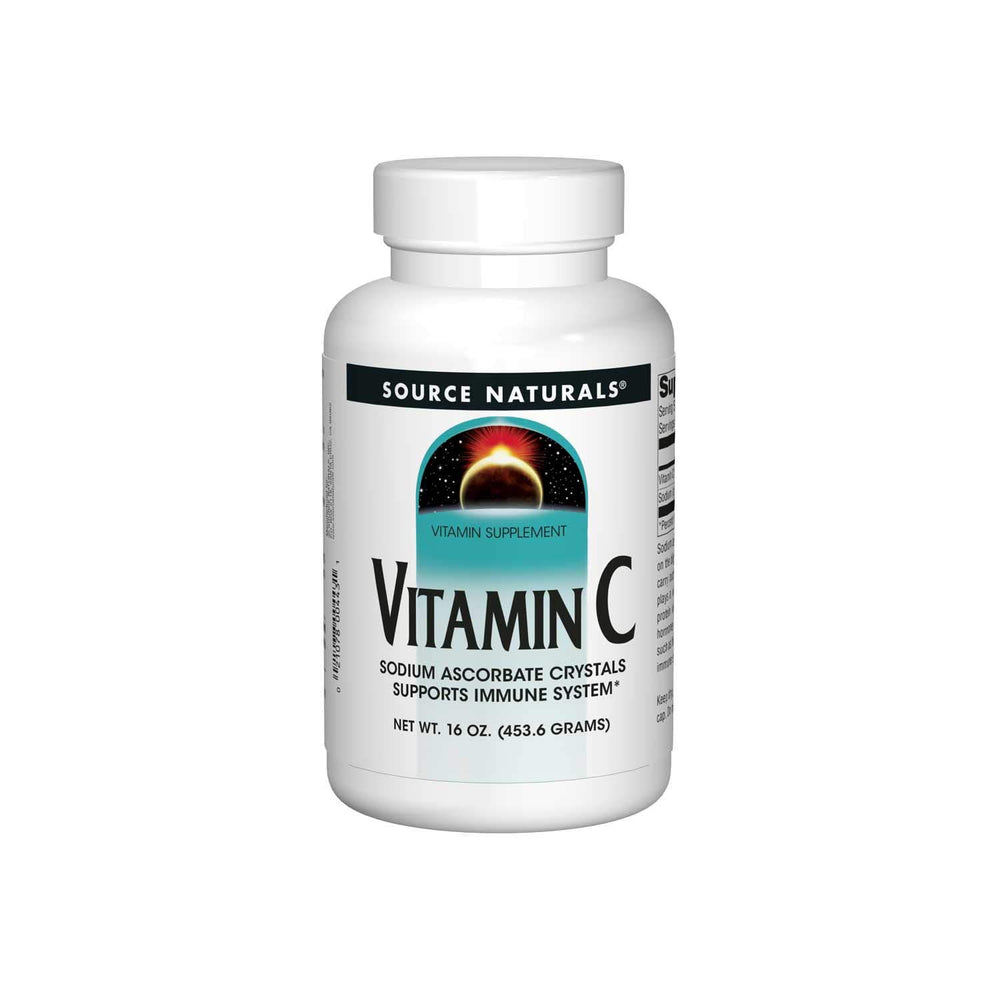 Source Naturals Vitamin C Sodium Ascorbate Crystals bottle - 16 oz