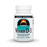 Source Naturals Vitamin D-3 bottle front view