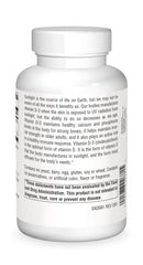 Back label with supplement facts and ingredients
