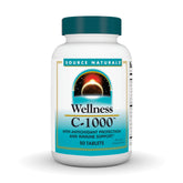 Bottle of Source Naturals Wellness C-1000 with 50 tablets