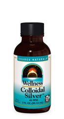Bottle of Source Naturals Wellness Colloidal Silver 45 ppm - 2 fl oz (hero image)