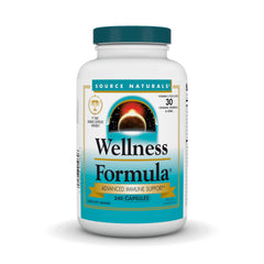 Bottle of Source Naturals Wellness Formula Herbal Defense Complex 240 capsules