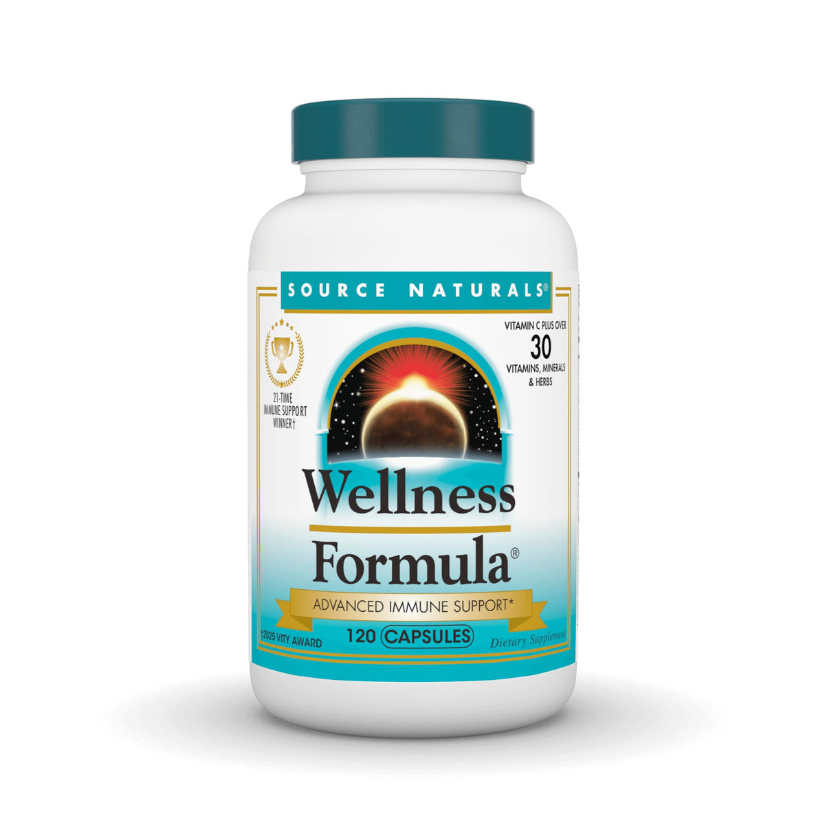 Source Naturals Wellness Formula bottle label