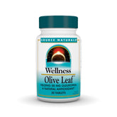 Source Naturals Wellness Olive Leaf 100 mg oleuropein tablets bottle