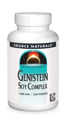 Source Naturals Genistein Soy Complex bottle for everyday wellness and convenient daily supplementation.