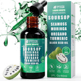 Soursop Bitters Liquid Drops 2oz bottle front view