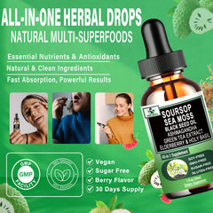 Ingredients: Elderberry in Soursop Drops
