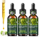 3-pack Soursop Graviola Liquid Drops bottle label