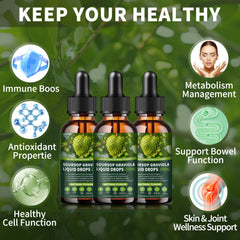 Dropper dispensing Soursop Graviola Liquid Drops