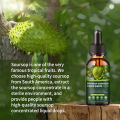 Gluten-free and natural flavor note for Soursop Drops