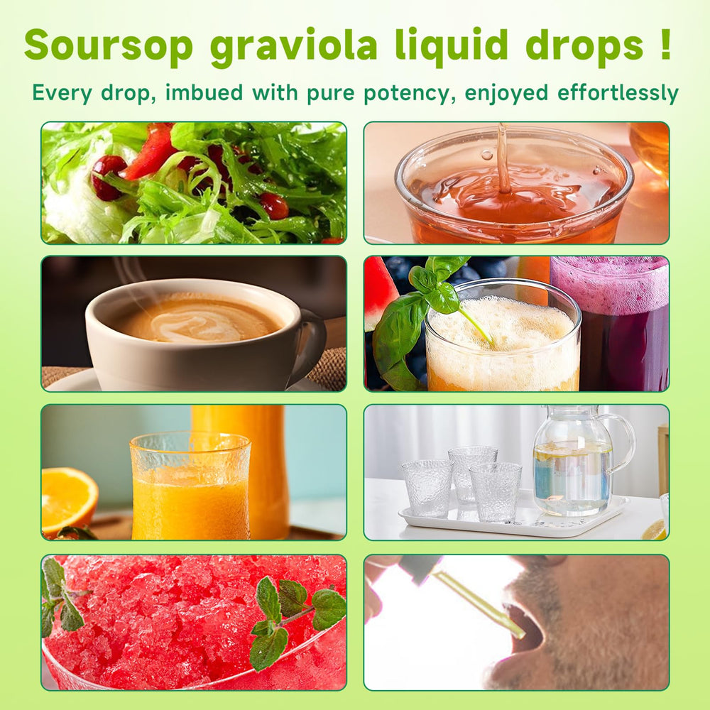 Lifestyle image featuring Soursop Graviola Liquid Drops