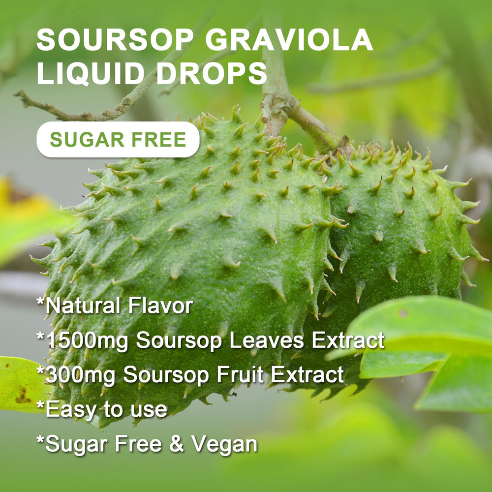 Sugar-free vegan Soursop Drops illustration