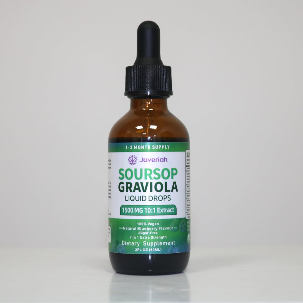 Label on the liquid drops bottle detailing ingredients