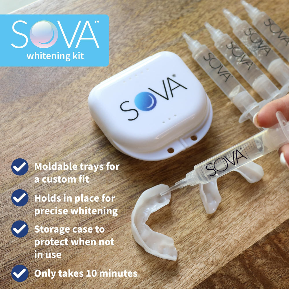 Five whitening gel applicators included in the kit